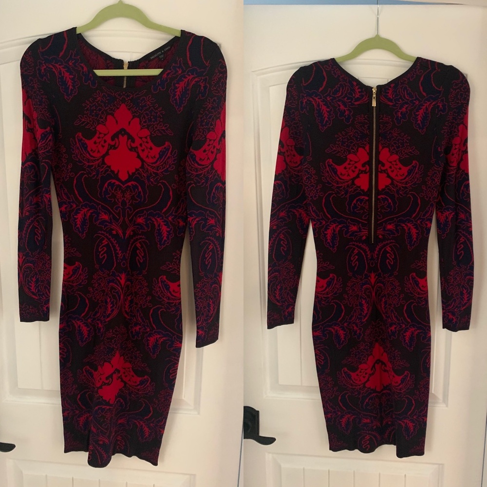 Felicity and Coco Jacquard Sweater Body-Con Dress